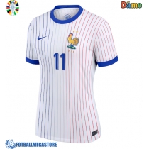 Fotballdrakt Dame Frankrike Ousmane Dembele #11 Bortedrakt EM 2024 Kortermet